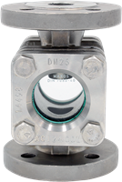 Durchfluss Schauglas Typ 550-V für Vakuumanwendungen