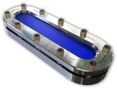 Ovaal kijkglas PN3: 690mmx120mm, Angebot Nr.: 07062019DG002 pos 2 Ebora