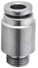 Stainless steel 316 straight Push-in fitting round, EBSS316-I Ebora