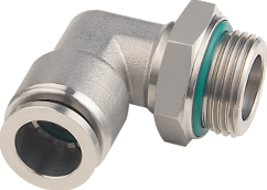 Stainless steel 316 elbow Push-in fitting Threaded - push-in, EBSS316-L Ebora