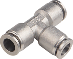 Stainless steel 316 T Push-in fitting, EBSS316-T Ebora