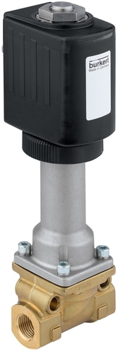 Burkert Type 6026, Art. 352619 Plunger valve, direct acting 2/2 - A - normally closed - inlet port 1 (P/NC)