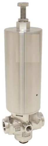 Kolbendruckminderer, DN25, Edelstahl /EPDM, Tmax.:180°C, Eingangsdruck: max.25bar, Ausgangsdruck: 1-3.5bar