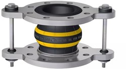 ELAFLEX Rubberen compensator type ERV-GS, ERV-GS 125.16