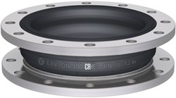 Elaflex Rubber expansion joint type ERV-CR DN300, L=130 mm flanges DIN PN16 stainless steel steel