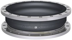 Elaflex Gummikompensatoren Typ ERV-CR DN500, L=200 mm Flansche DIN PN10 Stahl verzinkt