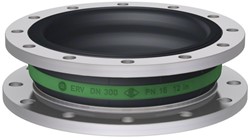 Elaflex Gummikompensatoren Grünring Typ ERV-GR DN300, L=130 mm Flansche DIN PN16 Stahl verzinkt