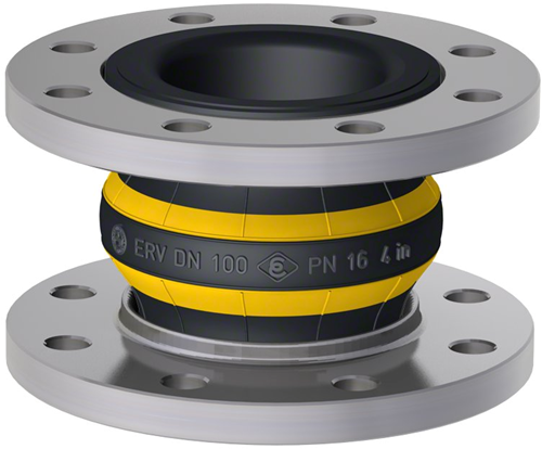 Rubberen compensator Type ERV-GS DN25 t/m DN1000