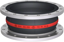 Elaflex Gummikompensatoren Rotring Typ ERV-R DN350, L=200 mm Flansche DIN PN16 Stahl verzinkt