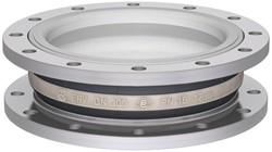 Elaflex Gummikompensatoren Weissring Typ ERV-W DN300, L=130 mm Flansche DIN PN10 Stahl verzinkt