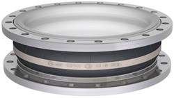 Elaflex Gummikompensatoren Weissring Typ ERV-W DN500, L=200 mm Flansche DIN PN10 Stahl verzinkt