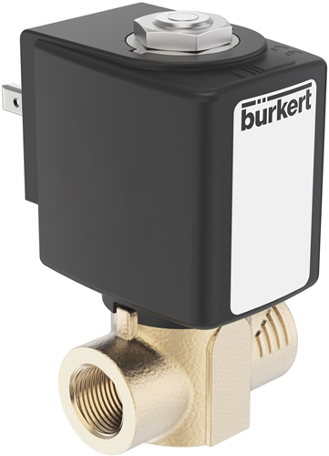Burkert Type 6240, Art. 20047425 Servo assisted piston valve 2/2 - A - normally closed - inlet port 1 (P/NC) 