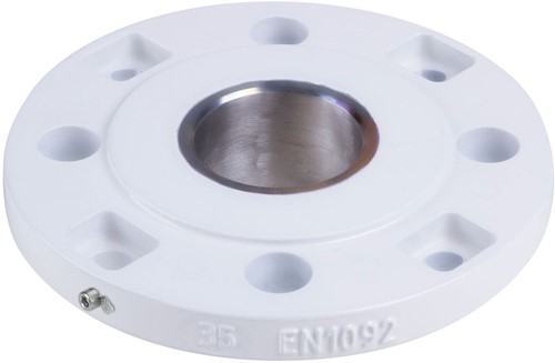 AKO Armaturen Pinch valve flange FF, Flange (DIN) Alu with stainless steel bushing DN 40, FFX040.35LA