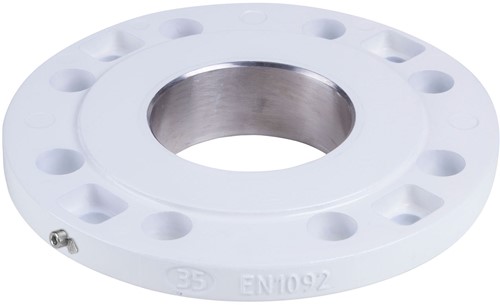 AKO Armaturen Pinch valve flange FF, Flange (DIN) Alu with stainless steel bushing DN 80, FFX080.35LA