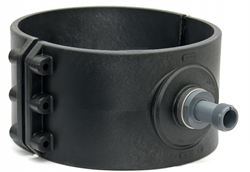 Aanboorzadel PP/EPDM d140 voor peddelwiel flowsensor DF170, DFPP7.140 Ebora