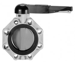 FIP Absperklappe manuell betätigt PVC-C - FKOC/LM