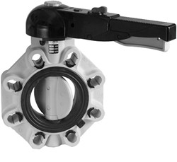 FK Kunststof Vlinderklep handbediend