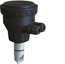 FIP paddlewheel flowsensor, Output: 4..20mA, Lenght: L0, Material: PVDF/FPM, Housing: IP65, Powersupply: 12 - 24 VDC