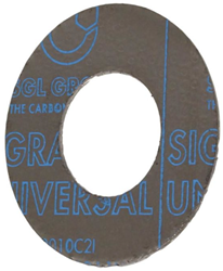 Flanschdichtung, DN20, für PN16/40, BAM/DVGW-Gas, Graphit/Ed. 1.4401, Flachdicht., DIN EN 1514-1, 2mm