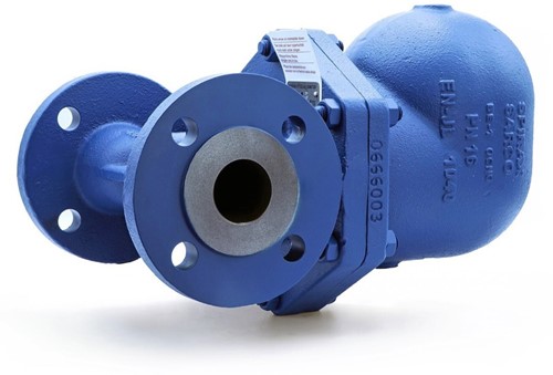 Spirax Sarco Gesloten vlottercondenspotten FT43H-14TV, DN40, PN16, GG25 horizontaal, drukbereik 0-14bar, 1870040300