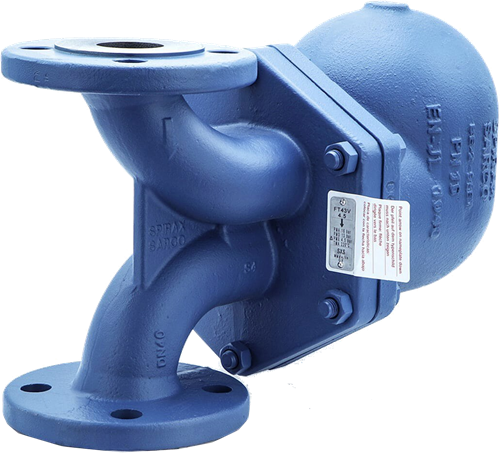 Spirax Sarco Gesloten vlottercondenspotten FT43V-4, 5TV, DN25, PN16, GG25 verticaal, drukbereik 0-4, 5bar FT, 1876025100