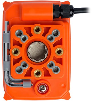 AVA SP2010 electric actuator Smart PRO 20Nm 24VAC/DC IP67 ON OFF F03/04/05X14mm with+2M pre wired cable, SP2010-6PHB-14-3