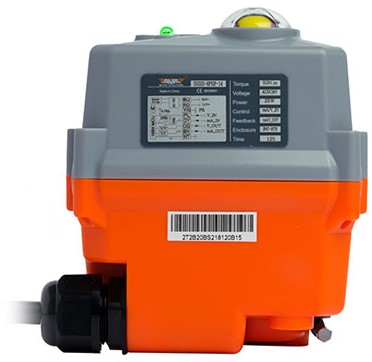 AVA S5010 Elektrische aandrijving Smart 50Nm 24VAC/DC IP67 Open/dicht F05/07X14mm 0.8m kabel voorbedraad, S5010-6PHB-14-3