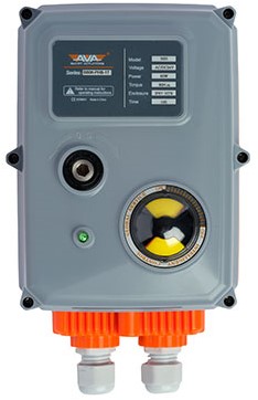 AVA B8010 electric actuator Basic 80Nm 95-265VAC/DC IP67 ON OFF F05/07X17mm with+wiring box, B8010-5PHB-17-2