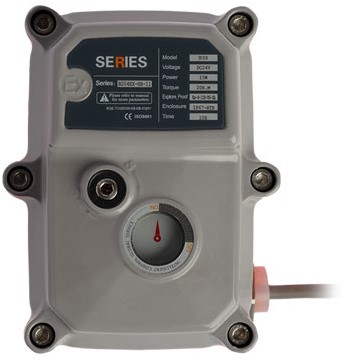 AVA EXS2025 Elektrische aandrijving Smart 20Nm 24VAC/DC Alu behuizing IP67 modulerend 4-20mA/0-10V F03/05X11mm voorbedraad 0.8m EXD, EXS2025-6AHC-11-2