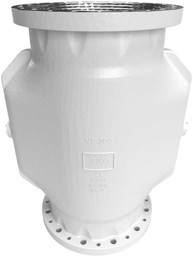 AKO Armaturen Pinch valve BehuizingMet two air Aansluitings GF,  Aluminium DN 300, GF300.30LAD