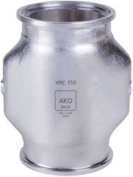 AKO Armaturen Pinch valve body GM,  Stainless steel 1.4408 DN 150, GMC150.50