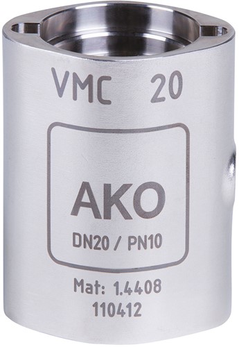AKO Armaturen Quetschventil-Gehuse GM,  Stainless steel 1.4408 DN 20, GMC20.50