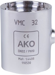AKO Armaturen Pinch valve body GM,  Stainless steel 1.4408 DN 32, GMC32.50