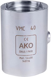 AKO Armaturen Slangafsluiter Behuizing GM,  RVS 1.4408 DN 40, GMC40.50