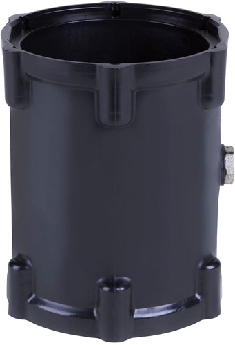 AKO Armaturen Slangafsluiter Behuizing GM,  POM (zwart, cond.) DN 50, GMP050.73