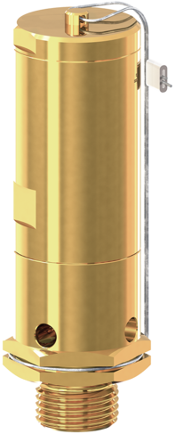 1965 Ontluchtingsventiel van messing met schroefdraadaansluiting