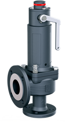 355bHL Safety valves with bellows made of GGG 40.3 spheroidal graphite cast iron with flange connections Goetze