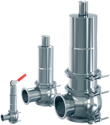 Hygienisch veerveiligheidsventiel 4000 RVS