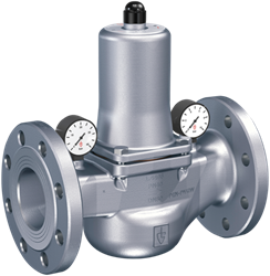 482 Pressure reducing valves made of stainless steel with flange connections