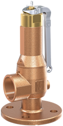 645 Safety valves made of gunmetal, angle-type with threaded or flange connections Goetze