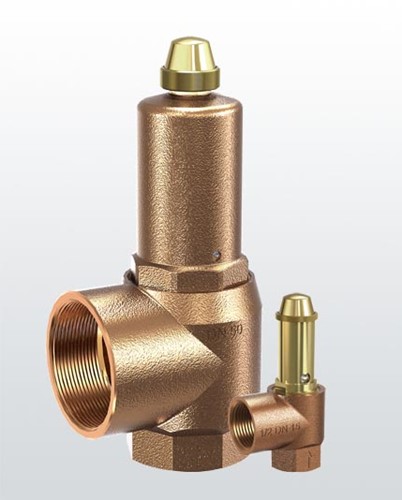 Goetze Armaturen Rotguss Sicherheitsventil, 651-mHNK-40-f/f-4050-EPDM-*