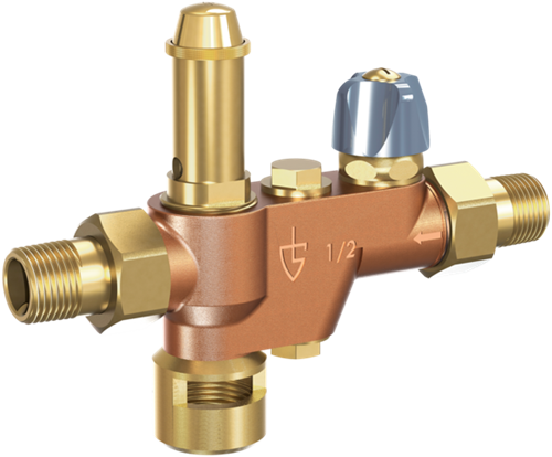 669 Safety valve assemblies made of gunmetal, straight way form with threaded connections Goetze