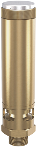 812 Safety valves made of brass, atmospheric discharge, with threaded connections Goetze