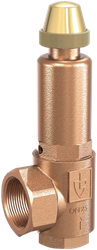 851 Safety valves made of gunmetal, angle-type with threaded connections Goetze