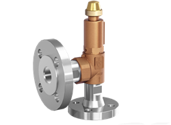 851FL Safety valves made of gunmetal, angle-type with flange connections Goetze