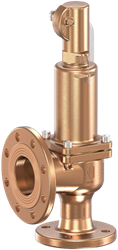 852 Safety valves made of gunmetal, angle-type with flange connections Goetze