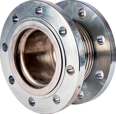 HELS RVS Axiaal Compensator met losse stalen flenzen zonder binnenbus 30 mm HLS-30 MKD