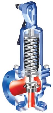 ARI-SAFE-SN ANSI ANSI-Full lift/Standard veiligheidsklep met flenzen - gesloten hefinrichting - ASME