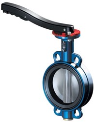 ARI-ZIVA Z Absperrklappe mit Zentrieraugen mit Rasthebel - Industrieausführung