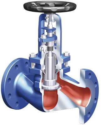 ARI-FABA Supra I - Afsluiter met balgafdichting - Industriële uitvoering